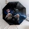 Witcher Trilogy Automatic Umbrella - Suitable Travel Outdoor Portable Umbrella Birthday Gift Daily Essentials