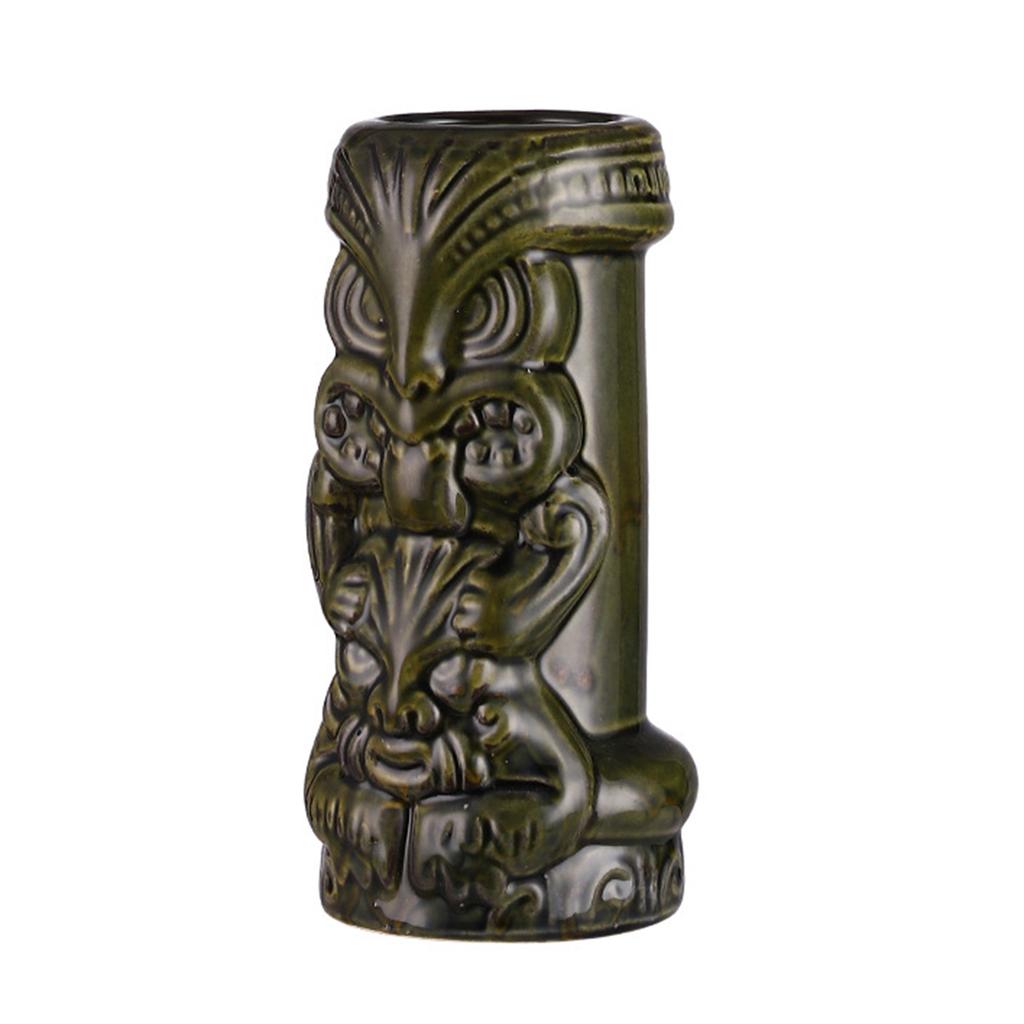 Hawaiianische Cocktailbecher Kreativer Stil Keramiktasse Biergetränk Tiki-Tasse Weinglas Barwerkzeuge Hausbar Party Trinkgeschirr Becher