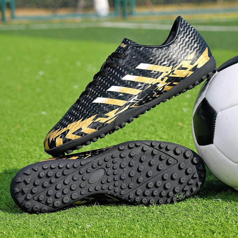 Football shoes men's autumn low-top spikes broken nails student children boys professional training