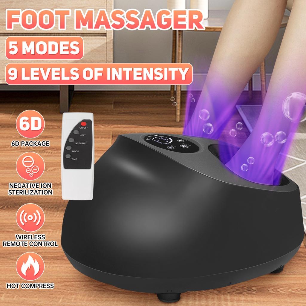 Air Compression Kneading Roller Massager 50w Infrared Heating Therap Foot Care Machine Electric Shiatsu Foot Massage Machine
