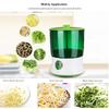 Three Layers Multifunctional Automatic Bean Sprout Machine Homemade Sprout Bud Machine Intelligent Microcomputer Control 8W