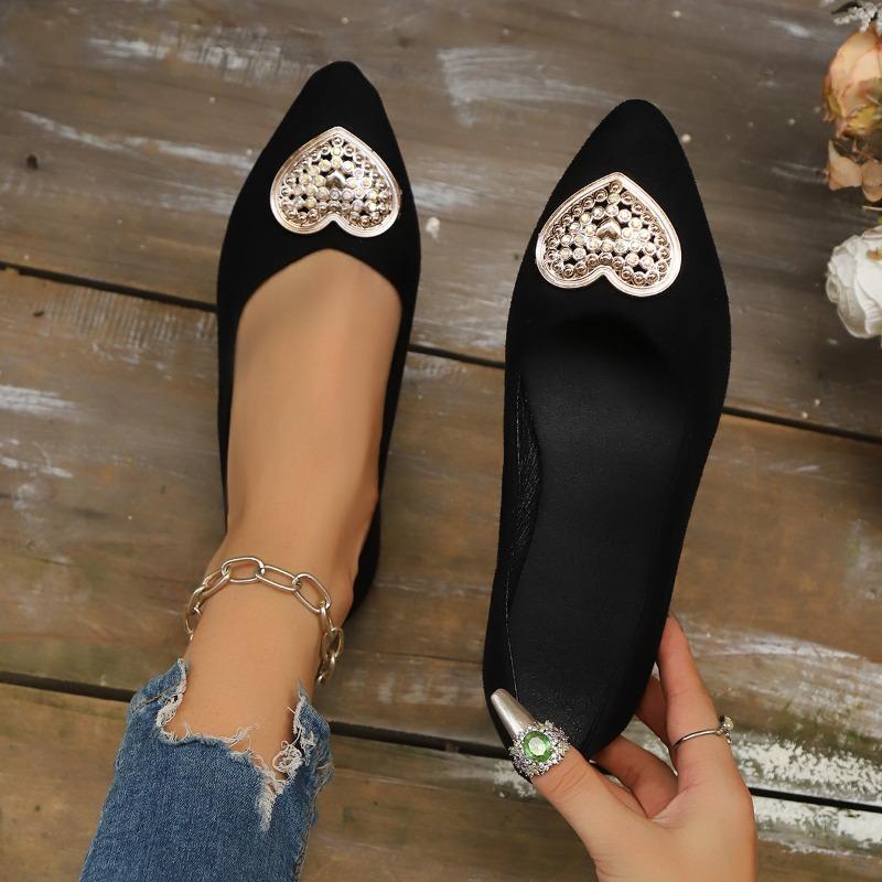 

Fashion Summer New Flash Diamond Buckle Temperament Shallow Mouth Women s 2025 Pointed Toe Single Shoes 43 чёрный