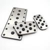Non-Slip Decorative Pedals for Prado: Throttle, Brake & Rest Area