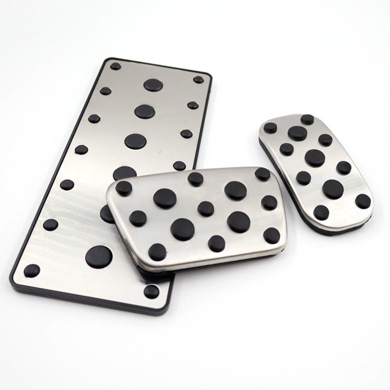 Non-Slip Decorative Pedals for Prado: Throttle, Brake & Rest Area