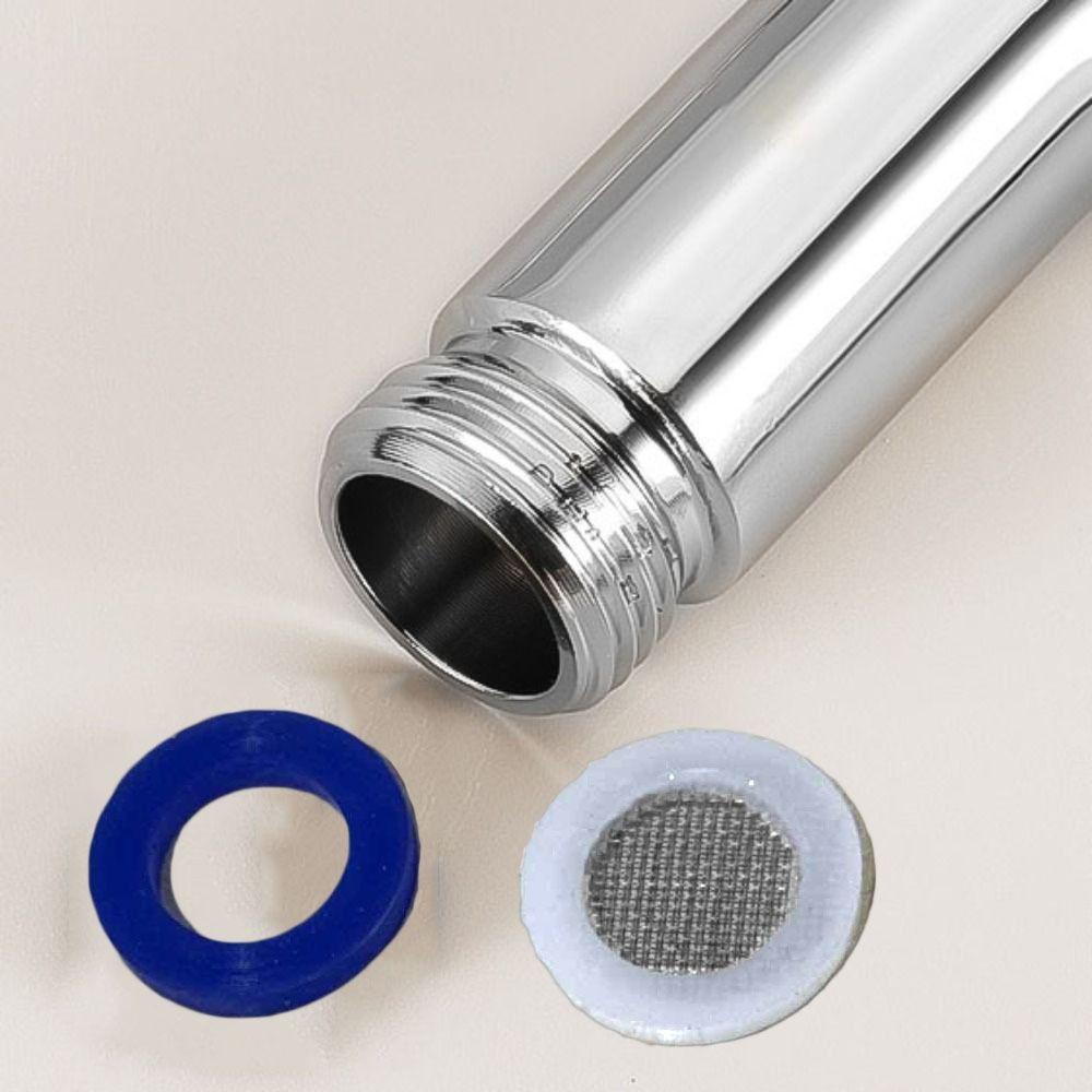 With Washers Shower Arm Extension G1/2" Elbow Adapter Durable Shower Head Elbow Connector  Bathroom