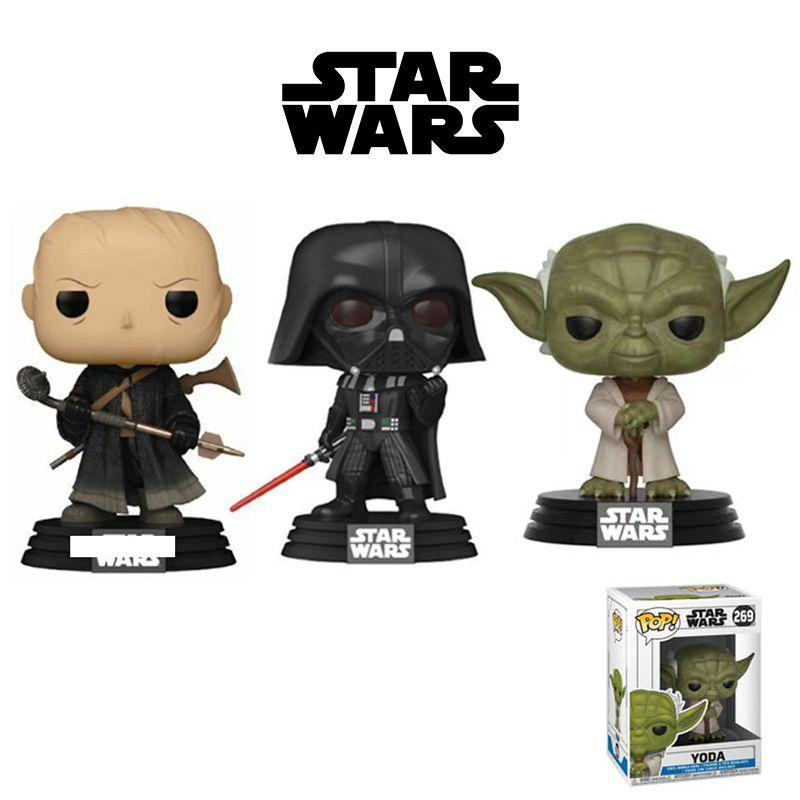3.9in Funko Pop Star Wars Darth Vader Master Yoda Figures Toy Kids Gift Decor