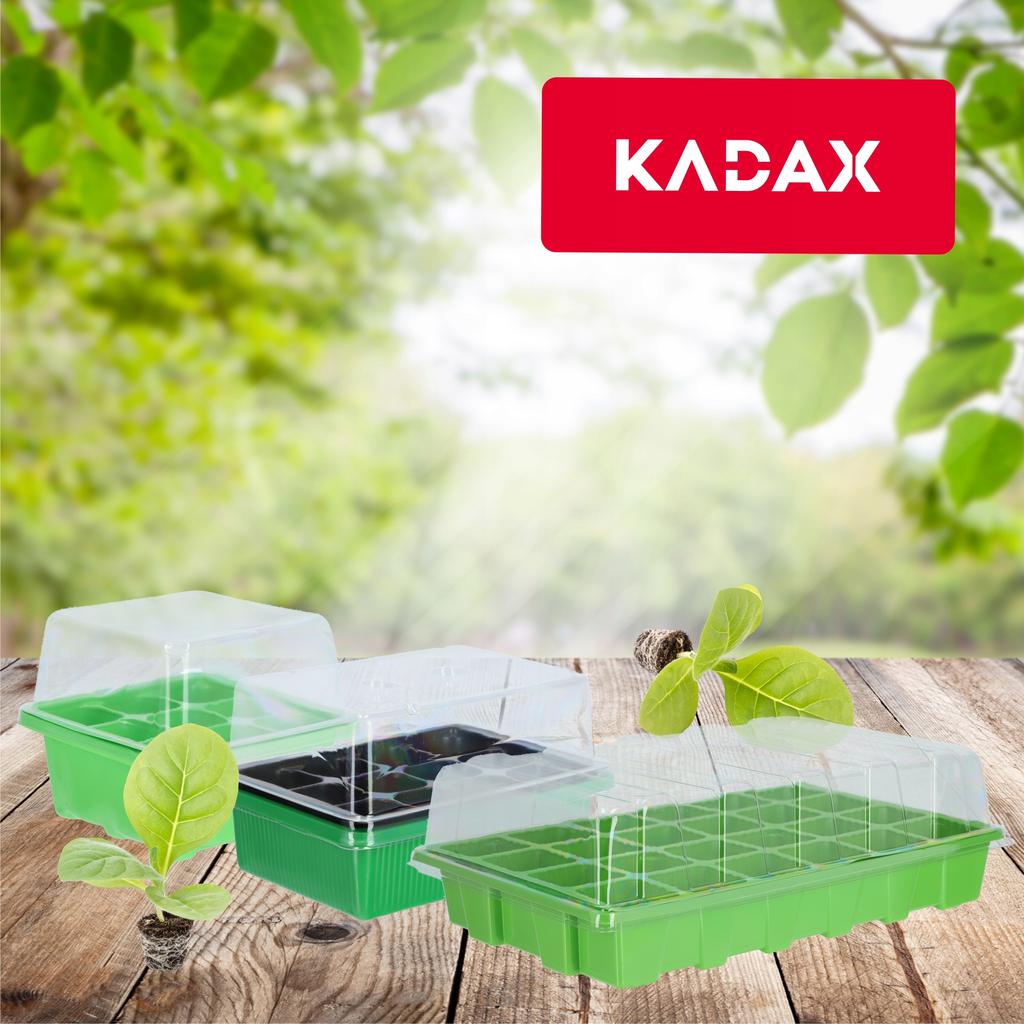 KADAX Mini Greenhouse Mini Greenhouse Greenhouse 9 Cells Seeding Tray