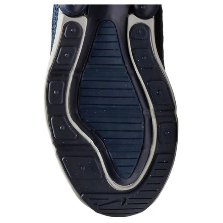 Nike Air Max 270 Cushioning Abrasion Resistant Low Top Casual Shoes Blue Unisex AJ7372-400