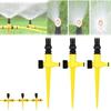 20-5pcs 360 Degree Rotation Auto Irrigation System 3 Gears Adjustable Irrigation Sprinkler For Garden Irrigation Watering Tools