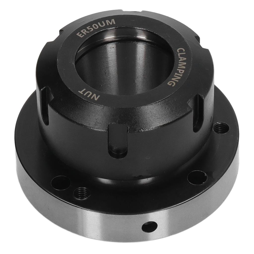 Collet Chuck ER50 100mm Diameter 7 Holes Carbon Steel for Lathe CNC Milling Machine Tool