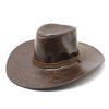Summer American Style Big Western Cowboy Hat Straw Knight Hat Outdoor Hat Sun Hat Men And Women Breathable Hat