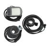 Bike Headlight Switch 3 In 1 Light Horn Turn Signal Control Switch for Mountain Bike Scooter Conversion