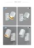 Adjustable Angle Modern Minimalist Bedside Wall Lamp with GU10 Spotlight for Living Room