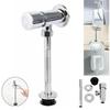 Alloy Flush Valve Flush Valve Silver With Accessories 5.9in