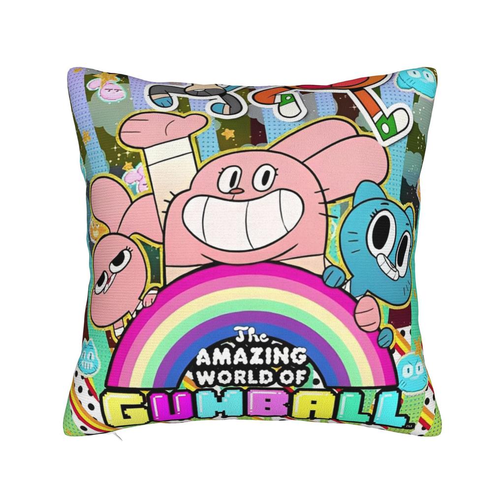 The Amazing World Of Gumballs  Pillowcases Stuff Soft Cushion Cover Gift  Pillow Case Cover Home Multiple Sizes