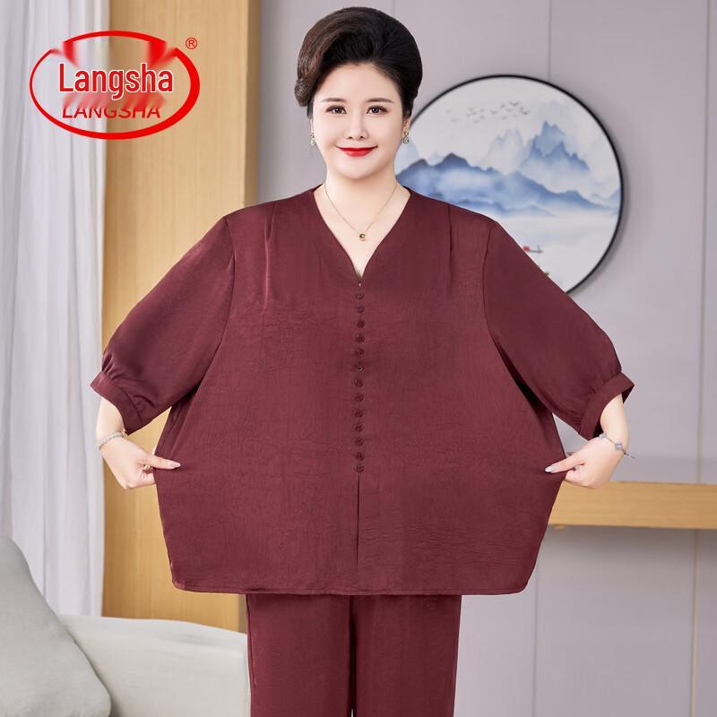 Langsha Women s Fashion Plus Size Summer T-Shirt 4XL