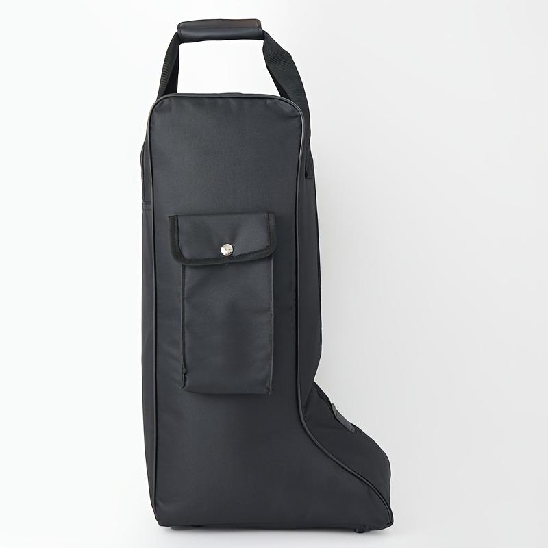 1pc Tall Boot Storage Bag with Zippered Opening & Top Handle, Heavy-Duty Oxford Fabric with Arch Support for Winter Travel  bag
