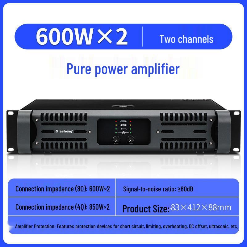 QIASHENG Professional Amplifier for Stage, Conference, KTV, Bar, or Wedding Events