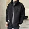 Men's Trendy Lambskin Cotton Coat with Velvet Lining - 2024 Autumn/Winter Collection