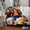 1pc One Piece Adventure flannel Blanket for Super Soft Cute Comfort Blanket for Travel Bedding Couch Sofa Blanket Y8254
