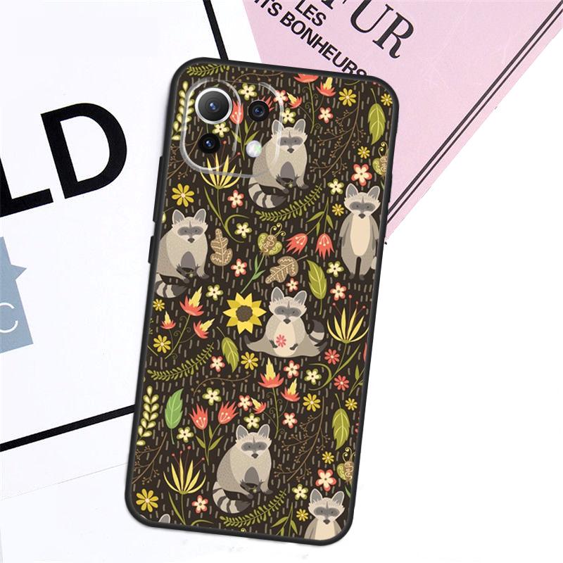 Cartoon Raccoon Kawaii Case For Xiaomi 17 Ultra 14 15 13T 14T 15T Pro POCO F8 Ultra X3 X5 X6 F5 F6 F7 X7 Pro Cover