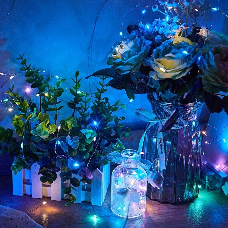 Weihnachts-Lichterkette LED Lichterkette EU/USB DC Strom Fernbedienung Halloween Girlande Lichterkette für Hochzeitsfeier Weihnachtsdekoration