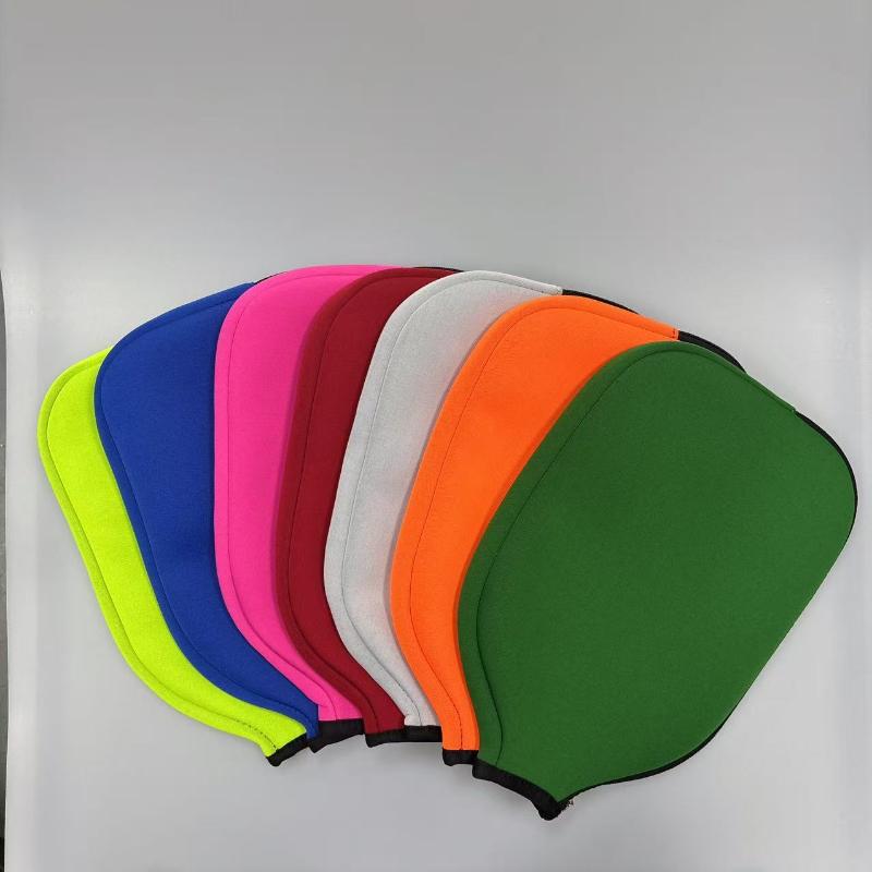 Soft Neoprene Pickleball Racket Sleeve Lightweight Waterproof Pickleball Paddle Cover Pickleball Accessories Protector Bag