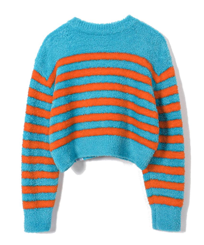 SNUZY Cropped Stripe Sky Blue