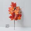 Thanksgiving Decoration: Artificial Maple Leaves, Pumpkins, Acorns & Berries