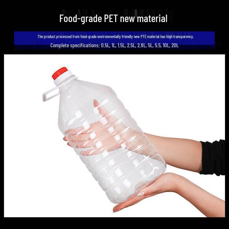 PET Plastic Transparent Wine Barrel Kitchen Oil Bottle (0.5L-20L)
