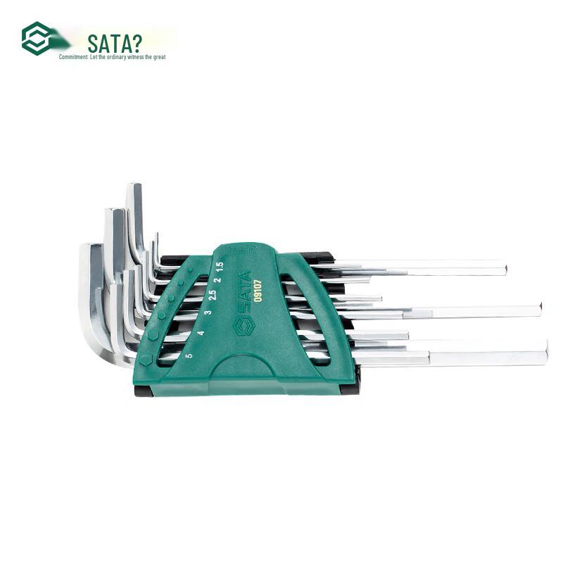 SATA 9-Piece Long Arm Hex Key Set