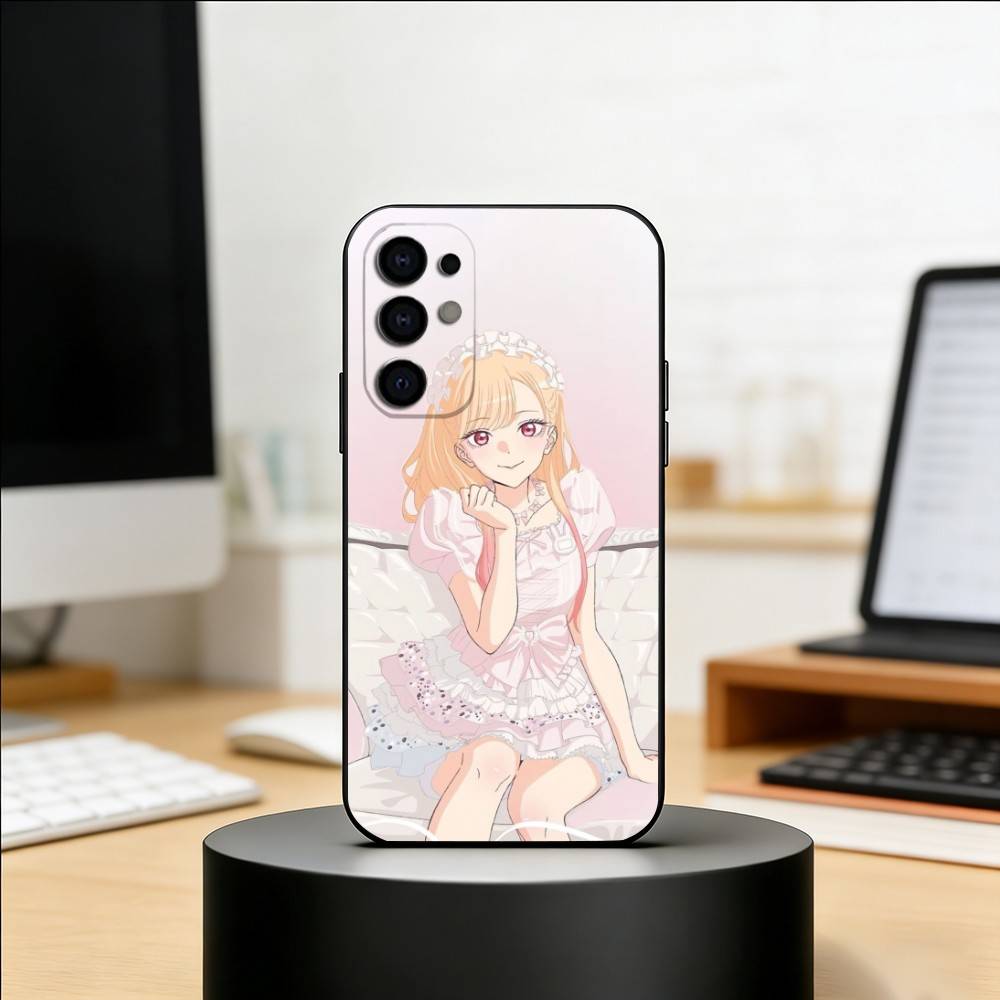 My Dress Up D-Darling Marin Kitagawa Phone Case Black Silicone Soft For Samsung S25,S24,S21,S22,S23,S30,Ultra,S20,Plus,Fe,Lite