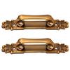 2Pcs/Set European Style Antique Zinc Alloy Door Pull Handle Cabinet Hardware Accessory