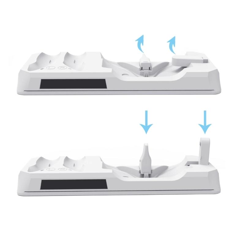 Charging Station 1800MAx2 Efficient Charger Base For 3S VR Glasses And Controllers Power Supply