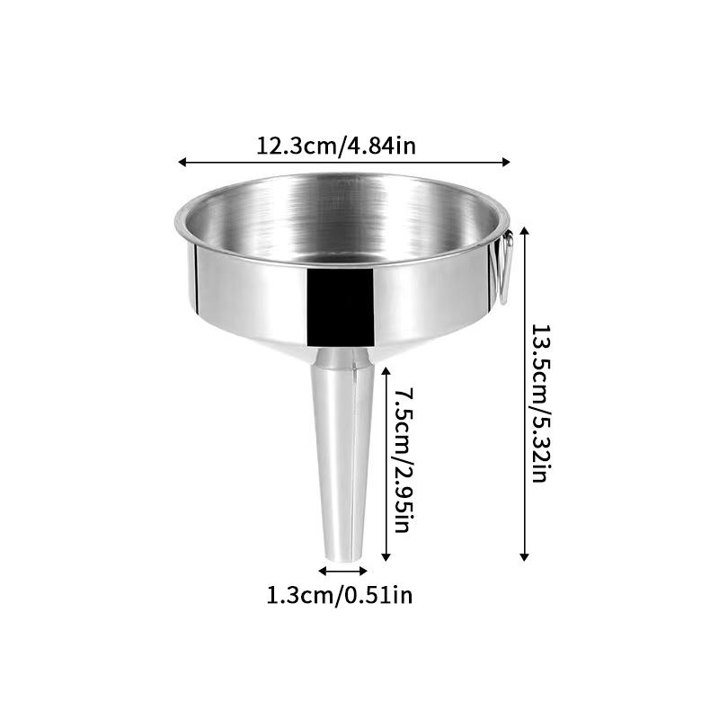 Metalltrakt for hermetisering Kjøkkenverktøy Kjøkkentilbehør Bredmunntrakter Bar Vinøl Oljekolbetrakt