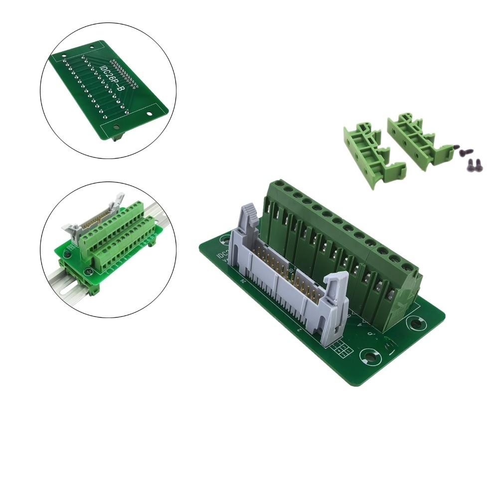 PLC Wiring Adapter IDC 26-pin Connector DIN Rail Mounting Pluggable Connection For DIN Rail Mounting For PLC Systems
