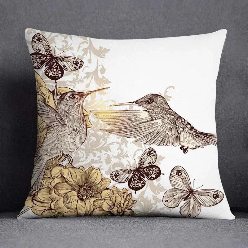 Musical Note Guitar Series Pattern Home Decoration Pillow Case Square Office Cushion Cover