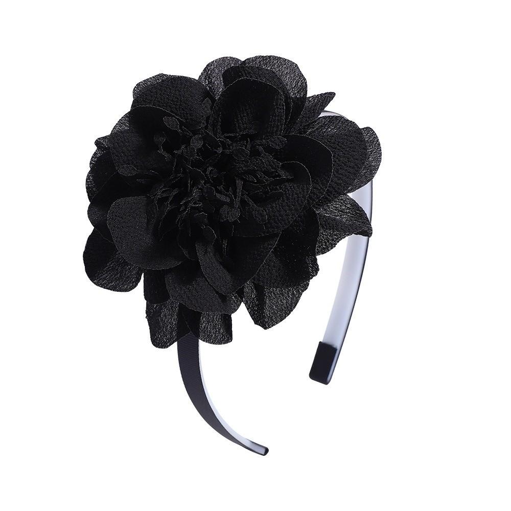 Princess Big Flower Headband Grosgrain Ribbon Girl Hair Hoop Hair Band Children Gifts
