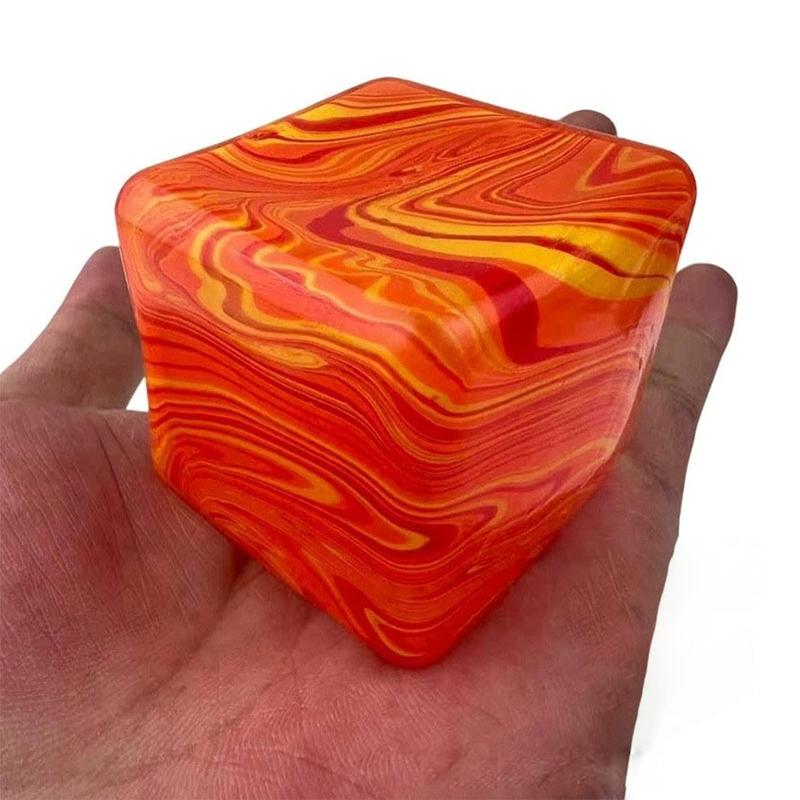Schylling Needoh Nice Cube Sensory Stress Relief Anxiety Sensory Tool For Focus ADHD & Office Desk Calming Gadget