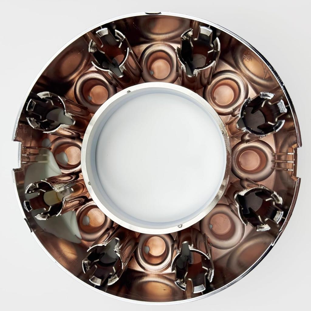 Passend für 2005-2018 F250 F350 Chrom Radnabenkappe mit offener Mitte 4x4 Vorne