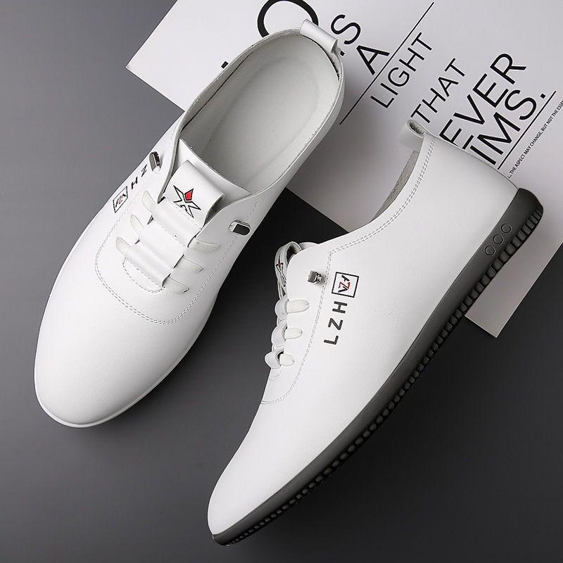 Leather shoes men's shoes casual foot cover soft sole non-slip business casual shoes