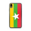 Phone Case – Flag of Myanmar – Compatible iPhone XR – Soft Case – Resistant and Shockproof - Silicone - Pixelforma