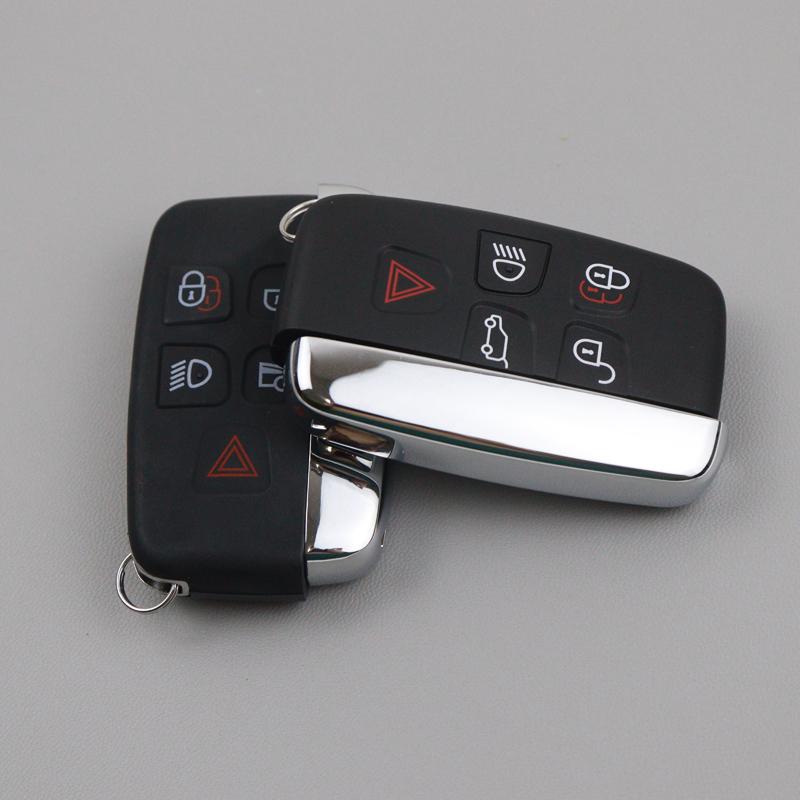 For Jaguar XE XJ XF Guitar for Land Rover Range Rover Sport Evoque Freelander Velar Discovery 4 Car Key Fob Shell Case Housing