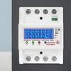 Din Rail 3 Phase 4 Wire Energy Meter AC 380V 100A 50/60Hz Power Consumption Monitor Electric Meter Electricity Usage Monitor