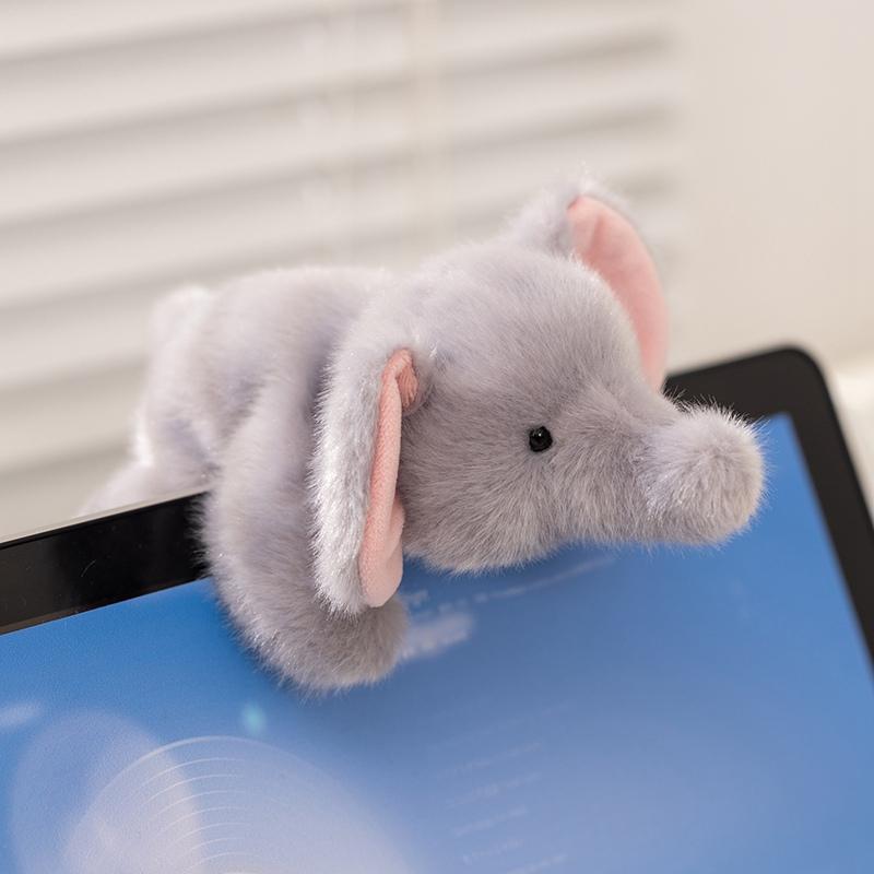 Cute Desktop Animal Plush Toy Set Magnetic Prone Cartoon Rabbit Panda Penguin Dog Cat Tortoise Soft Doll Funny Office Decor Gift