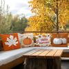 Home Decor Hello Pumpkin & Harvest Fall Pillows Pattern Cushion Cover Suitable For Sofa Bedroom Car Pillow Cover