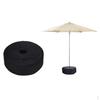 Greutate Bază Umbrelă Rotundă 15 Inch /18 Sac cu Nisip Pentru Terasă Exterioară Plajă Până la 50 Lbs