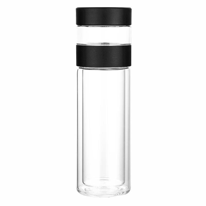 OLOEY Portable Tea Infuser Glass Bottle