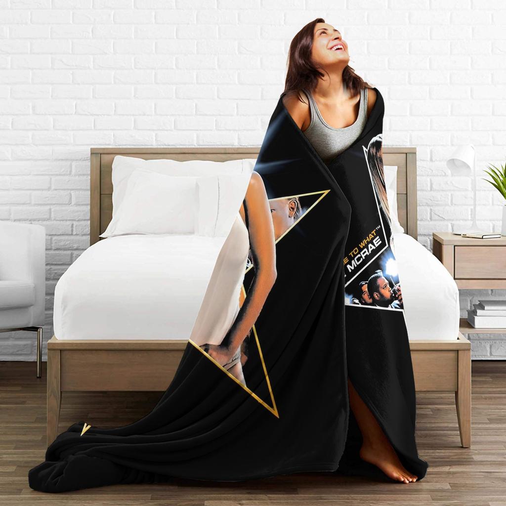 Tate McRae Blankets Flannel Decoration Multi-function Ultra-Soft Throw Blanket for Sofa Outdoor Bedding Throws
