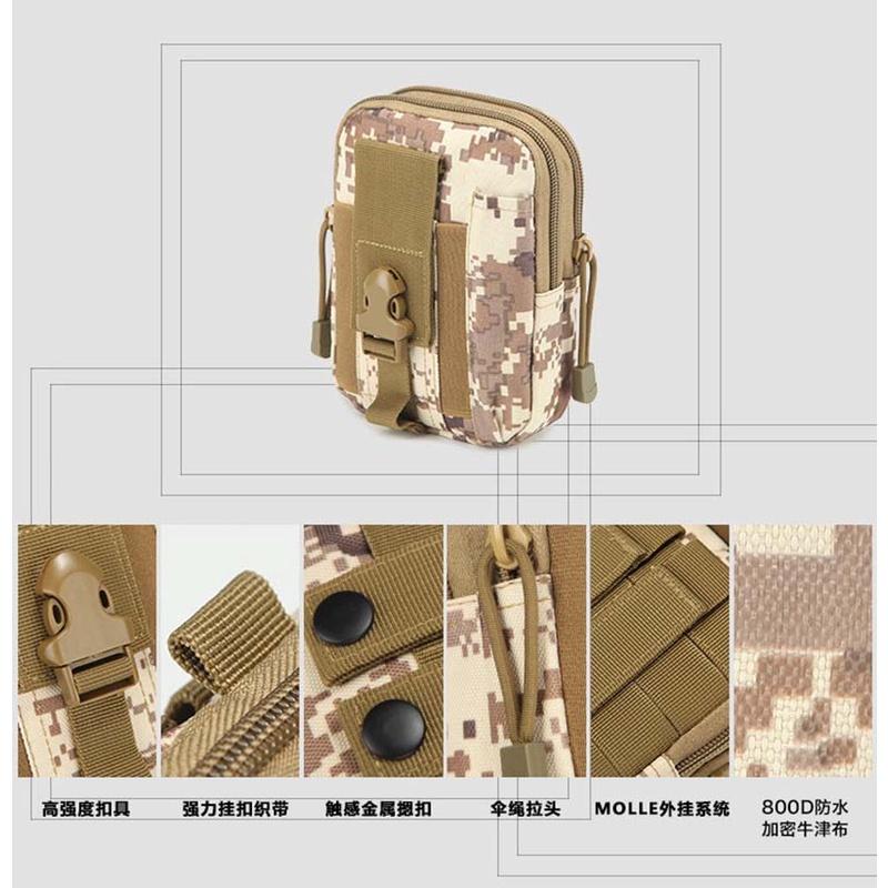 Multipurpose Waterproof Tactical Fanny Pack With Spacious Compartments For Military Use